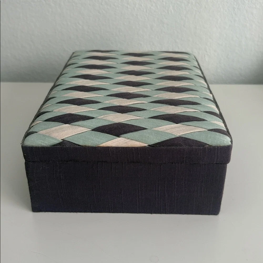 Anthropologie Fabric Jewelry Box